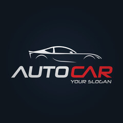 Car Garage Premium Concept Logo Design