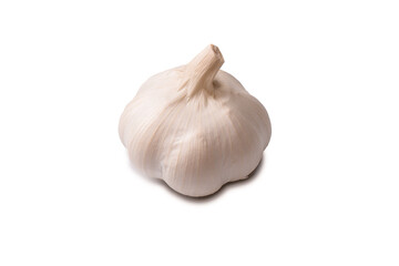 Garlic isolated on a white background.