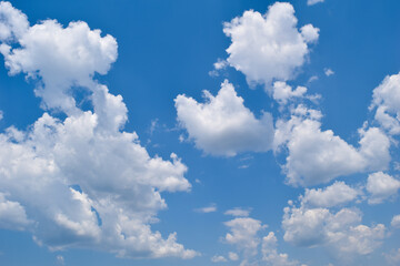 Blue sky with clouds