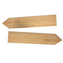 Wooden singboard hanging 3d render