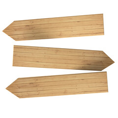 Wooden singboard hanging 3d render