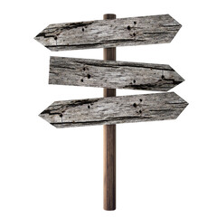 Wooden singboard hanging 3d render