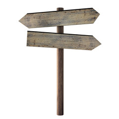 Wooden singboard hanging 3d render © Graphic123