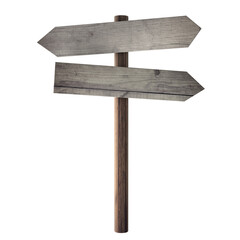 Wooden singboard hanging 3d render