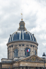 Fototapeta na wymiar Institut de France building in Paris, France