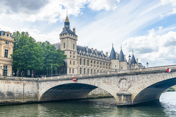  The Conciergerie building in Paris, France