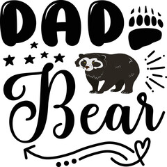 Bear svg design cut files