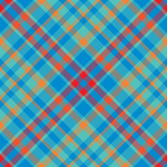 Plaid pattern vector. Check fabric texture. Seamless textile design for clothes, paper print.