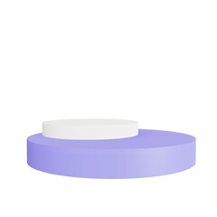 podium purple for illustration