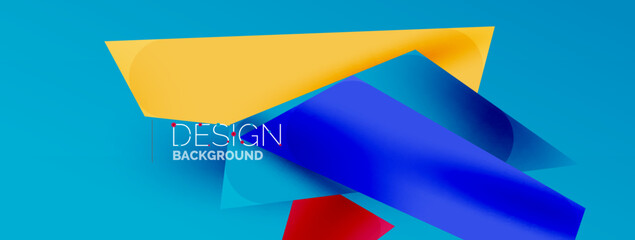 Background abstract overlapping shapes. Minimal composition vector illustration for wallpaper banner background or landing page