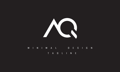 AQ or QA Minimal Logo Design 