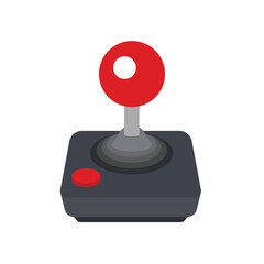 Joystick retro old gaming controller vector emoji illustration symbol