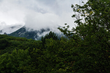 A view of the top of Beshtau Mountain.