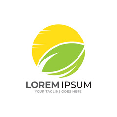 Simple farm logo. Farm animal sign. Green logotype for farm. Symbol for agricultural products.