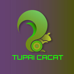 Squirrel Logo Abstract