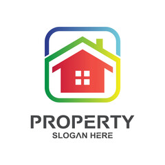 Fototapeta premium House Logo design in vector