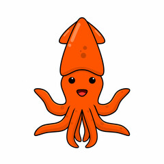 Squid cartoon 