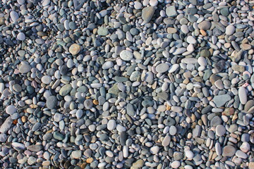 pebble beach on the Black Sea coast