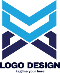 simple and modern design concept logo with simple and gradient color template logo for company vector file eps 10