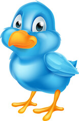 Cartoon Blue Bird
