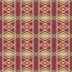 Abstract ethnic ikat pattern. Design for background, wallpaper, illustration, fabric, clothing, batik, carpet, embroidery. Ethnic handmade ornament
