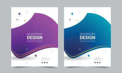 Cover design for annual report and business catalog, magazine, flyer or booklet. Brochure template layout. A4 cover vector EPS-10