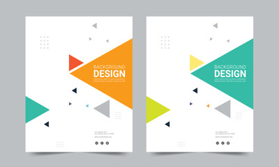 Cover design for annual report and business catalog, magazine, flyer or booklet. Brochure template layout. A4 cover vector EPS-10
