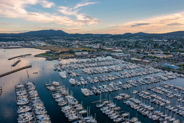 The Gorgeous Sea Port Town of Anacortes Washington © adonis_abril