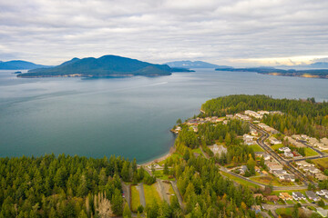 The Beautiful town of Anacortes in the State of Washington