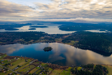 The Beautiful town of Anacortes in the State of Washington