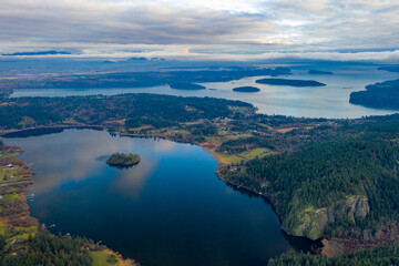 The Beautiful town of Anacortes in the State of Washington