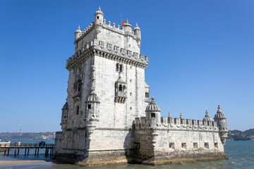 Fototapeta na wymiar Belem Tower, a UNESCO World Heritage site, Lisbon