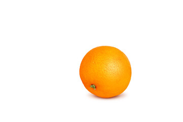 Ripe mandarin citrus isolated tangerine mandarine orange on white background.