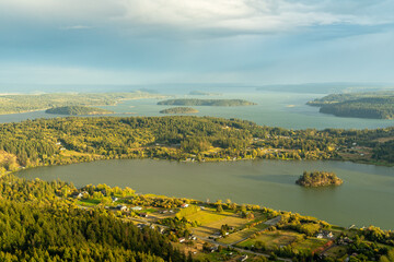 Amazing View from the Top to Mount Erie