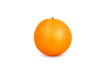 Ripe mandarin citrus isolated tangerine mandarine orange on white background.