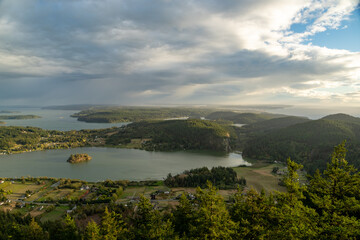 Amazing View from the Top to Mount Erie