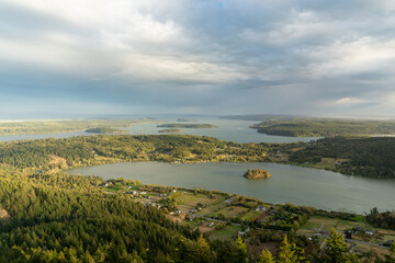 Amazing View from the Top to Mount Erie