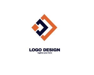simple and modern design concept logo with simple and gradient color template logo for company vector file eps 10