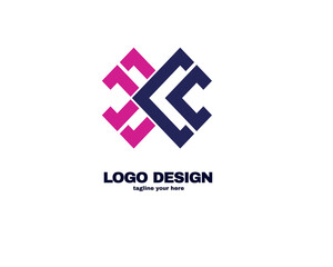 simple and modern design concept logo with simple and gradient color template logo for company vector file eps 10