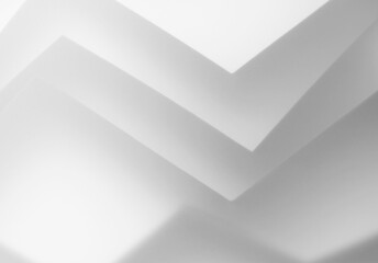 3D white abstract geometric wallpaper