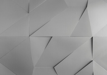 3D grey abstract geometric wallpaper