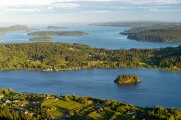 Amazing View from the Top to Mount Erie