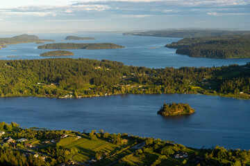 Amazing View from the Top to Mount Erie
