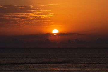 sunrise over the ocean