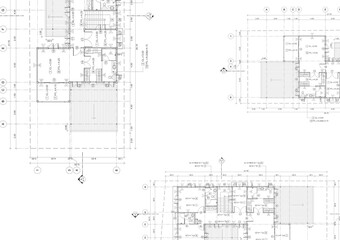 Floor plan designed building on the drawing.