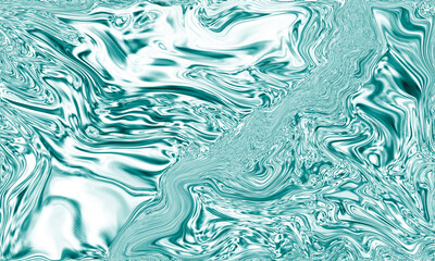 blue liquid metal background