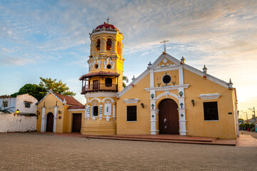 street view of santa cruz de mompox town, colombia
