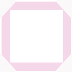 Pastel photo frame with blank place