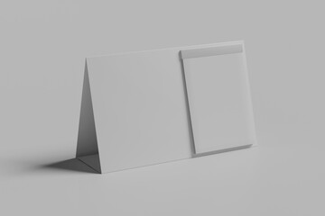 Blank Tent  Calander Mockup