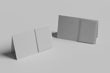 Blank Tent  Calander Mockup